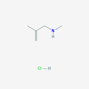 molecular formula C5H12ClN B2843820 Methyl(2-methylprop-2-en-1-yl)amine hydrochloride CAS No. 118814-96-3