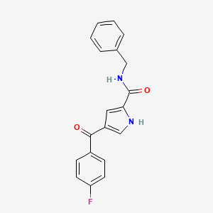 N-benzyl-4-(4-fluorobenzoyl)-1H-pyrrole-2-carboxamide