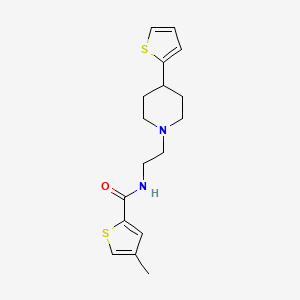 4-methyl-N-(2-(4-(thiophen-2-yl)piperidin-1-yl)ethyl)thiophene-2-carboxamide