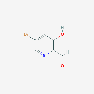 molecular formula C6H4BrNO2 B2843914 5-Bromo-3-hydroxypicolinaldehyde CAS No. 1227582-97-9