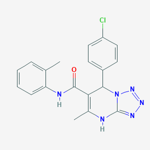 7-(4-chlorophenyl)-5-methyl-N-(2-methylphenyl)-4,7-dihydrotetraazolo[1,5-a]pyrimidine-6-carboxamide