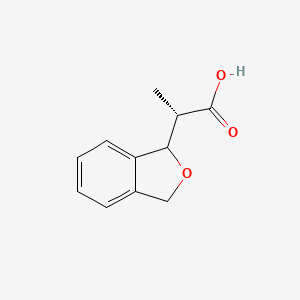 (2S)-2-(1,3-Dihydro-2-benzofuran-1-yl)propanoic acid