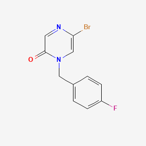 5-Bromo-1-(4-fluorobenzyl)pyrazin-2(1H)-one
