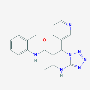 5-methyl-N-(2-methylphenyl)-7-(3-pyridinyl)-4,7-dihydrotetraazolo[1,5-a]pyrimidine-6-carboxamide