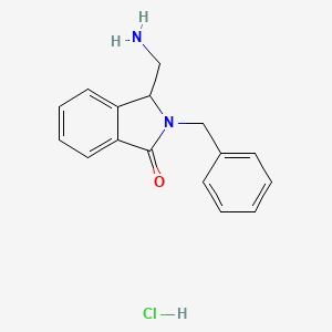 3-(aminomethyl)-2-benzyl-2,3-dihydro-1H-isoindol-1-one hydrochloride