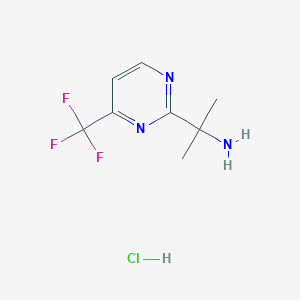 2-[4-(Trifluoromethyl)pyrimidin-2-yl]propan-2-amine hydrochloride