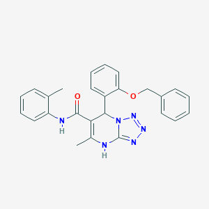 7-[2-(benzyloxy)phenyl]-5-methyl-N-(2-methylphenyl)-4,7-dihydrotetraazolo[1,5-a]pyrimidine-6-carboxamide