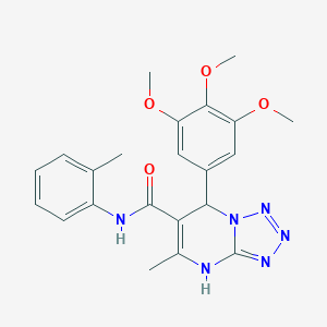5-methyl-N-(2-methylphenyl)-7-(3,4,5-trimethoxyphenyl)-4,7-dihydrotetraazolo[1,5-a]pyrimidine-6-carboxamide