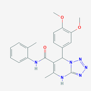 7-(3,4-dimethoxyphenyl)-5-methyl-N-(2-methylphenyl)-4,7-dihydrotetraazolo[1,5-a]pyrimidine-6-carboxamide