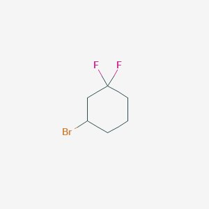 molecular formula C6H9BrF2 B2844184 3-Bromo-1,1-difluorocyclohexane CAS No. 2445791-83-1