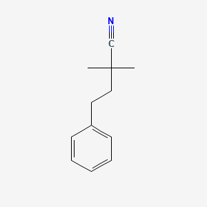 molecular formula C12H15N B2844195 2,2-二甲基-4-苯基丁腈 CAS No. 75490-38-9