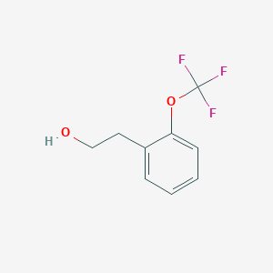 molecular formula C9H9F3O2 B2844196 2-(Trifluoromethoxy)benzeneethanol CAS No. 137218-27-0