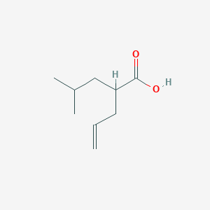 molecular formula C9H16O2 B2844202 4-甲基-2-(2-丙烯基)戊酸 CAS No. 59726-46-4