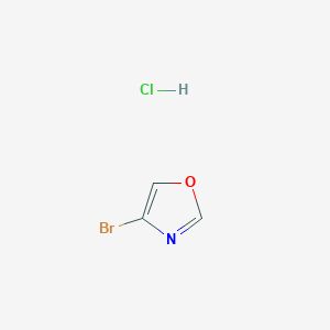 molecular formula C3H3BrClNO B2844213 4-溴-1,3-噁唑盐酸盐 CAS No. 1955531-81-3