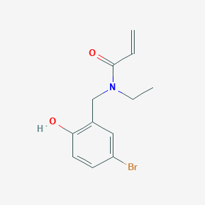 N-[(5-bromo-2-hydroxyphenyl)methyl]-N-ethylprop-2-enamide