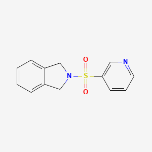 molecular formula C13H12N2O2S B2844229 2-(pyridine-3-sulfonyl)-2,3-dihydro-1H-isoindole CAS No. 2097904-18-0