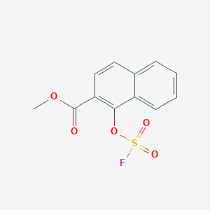 molecular formula C12H9FO5S B2844244 Methyl 1-fluorosulfonyloxynaphthalene-2-carboxylate CAS No. 2411217-34-8