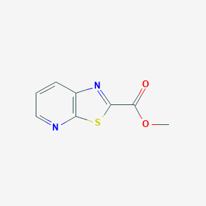 molecular formula C8H6N2O2S B2844286 Methyl thiazolo[5,4-b]pyridine-2-carboxylate CAS No. 1507491-46-4