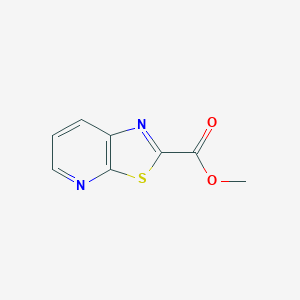 molecular formula C8H6N2O2S B2844286 甲基噻唑并[5,4-b]吡啶-2-羧酸酯 CAS No. 1507491-46-4