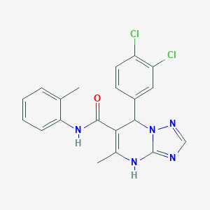 7-(3,4-dichlorophenyl)-5-methyl-N-(2-methylphenyl)-4,7-dihydro[1,2,4]triazolo[1,5-a]pyrimidine-6-carboxamide