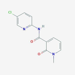 molecular formula C12H10ClN3O2 B2844300 N-(5-Chloropyridin-2-yl)-1-methyl-2-oxopyridine-3-carboxamide CAS No. 2319802-87-2