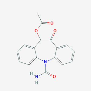 molecular formula C17H14N2O4 B028444 10-Acetyloxy Oxcarbazepine CAS No. 113952-21-9