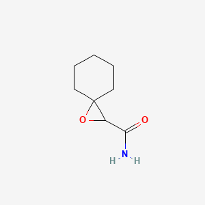 molecular formula C8H13NO2 B2844414 1-Oxaspiro[2.5]octane-2-carboxamide CAS No. 24446-47-7
