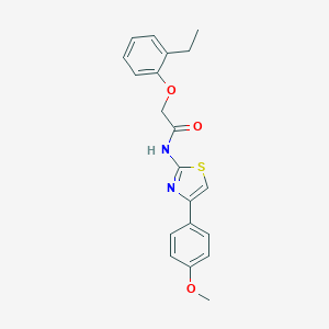 2-(2-ethylphenoxy)-N-[4-(4-methoxyphenyl)-1,3-thiazol-2-yl]acetamide