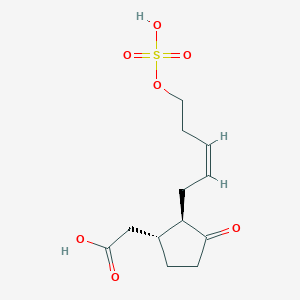 molecular formula C12H18O7S B2844474 12-Hydroxyjasmonate sulfate CAS No. 155408-18-7