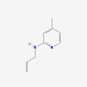 molecular formula C9H12N2 B2844524 4-methyl-N-prop-2-enylpyridin-2-amine CAS No. 446061-18-3
