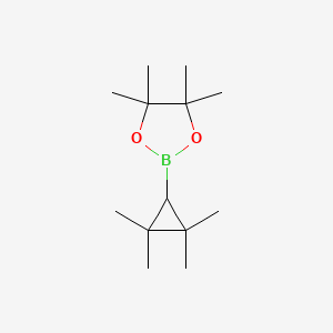 molecular formula C13H25BO2 B2844527 4,4,5,5-Tetramethyl-2-(2,2,3,3-tetramethylcyclopropyl)-1,3,2-dioxaborolane CAS No. 2152645-04-8