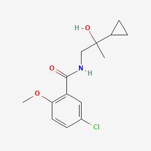 5-chloro-N-(2-cyclopropyl-2-hydroxypropyl)-2-methoxybenzamide