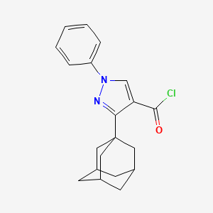 3-(1-Adamantyl)-1-phenyl-1H-pyrazole-4-carbonyl chloride