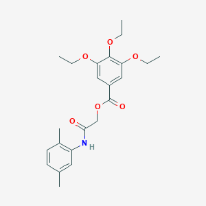 2-(2,5-Dimethylanilino)-2-oxoethyl 3,4,5-triethoxybenzoate