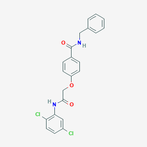 N-benzyl-4-[2-(2,5-dichloroanilino)-2-oxoethoxy]benzamide