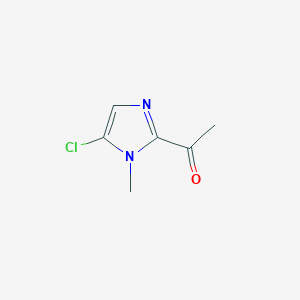 molecular formula C6H7ClN2O B2844699 1-(5-Chloro-1-methyl-1H-imidazol-2-yl)ethan-1-one CAS No. 1780892-49-0