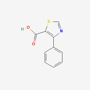 molecular formula C10H7NO2S B2844700 4-Phenylthiazole-5-carboxylic acid CAS No. 99822-84-1