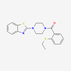 (4-(Benzo[d]thiazol-2-yl)piperazin-1-yl)(2-(ethylthio)phenyl)methanone