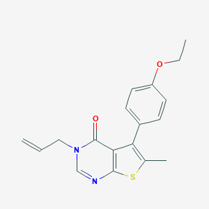 3-allyl-5-(4-ethoxyphenyl)-6-methylthieno[2,3-d]pyrimidin-4(3H)-one