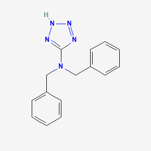 molecular formula C15H15N5 B2844858 N,N-dibenzyl-2H-tetrazol-5-amine CAS No. 338777-65-4