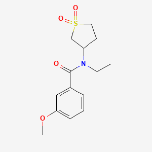 N-(1,1-dioxidotetrahydrothiophen-3-yl)-N-ethyl-3-methoxybenzamide