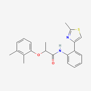 2-(2,3-dimethylphenoxy)-N-[2-(2-methyl-1,3-thiazol-4-yl)phenyl]propanamide