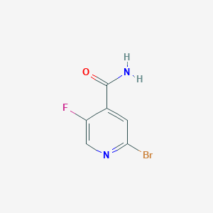 molecular formula C6H4BrFN2O B2844931 2-Bromo-5-fluoroisonicotinamide CAS No. 1799792-28-1