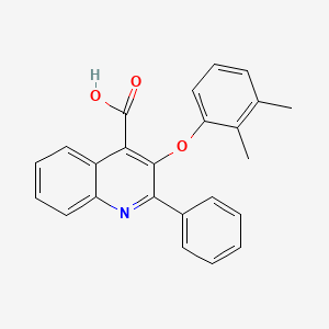 3-(2,3-Dimethylphenoxy)-2-phenylquinoline-4-carboxylic acid