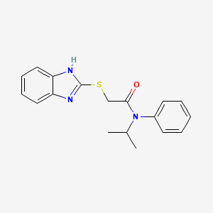 2-(1H-Benzoimidazol-2-ylsulfanyl)-N-isopropyl-N-phenyl-acetamide