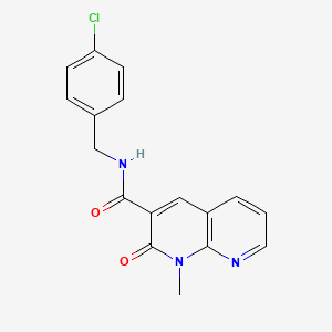 N-(4-chlorobenzyl)-1-methyl-2-oxo-1,2-dihydro-1,8-naphthyridine-3-carboxamide