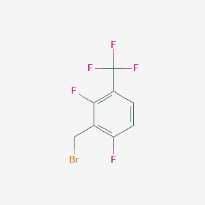 molecular formula C8H4BrF5 B2845017 2,6-二氟-3-(三氟甲基)苯甲基溴化物 CAS No. 2149589-86-4