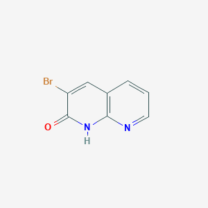 molecular formula C8H5BrN2O B2845027 3-Bromo-1,8-naphthyridin-2(1H)-one CAS No. 56247-28-0