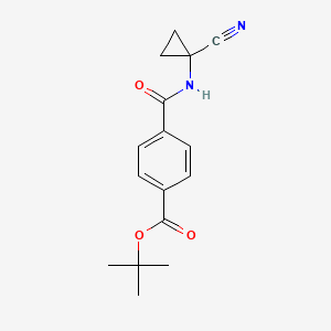 Tert-butyl 4-[(1-cyanocyclopropyl)carbamoyl]benzoate