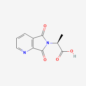 (2S)-2-(5,7-dioxo-5,7-dihydro-6H-pyrrolo[3,4-b]pyridin-6-yl)propanoic acid